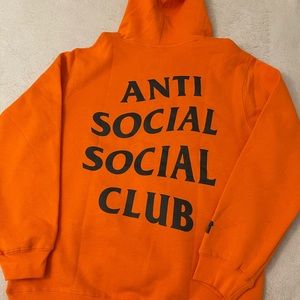 Antisocial Social Club Hoodie (Orange)